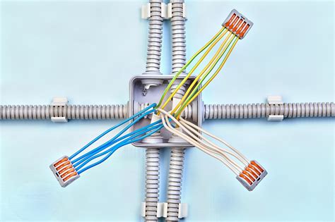 cable connector inside junction box diagram|how to mount junction box.